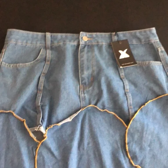 Super cool circle denim skirt - Picture 2 of 7